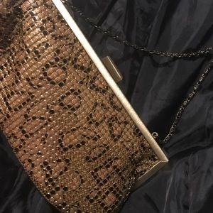 Cheetah print clutch purse